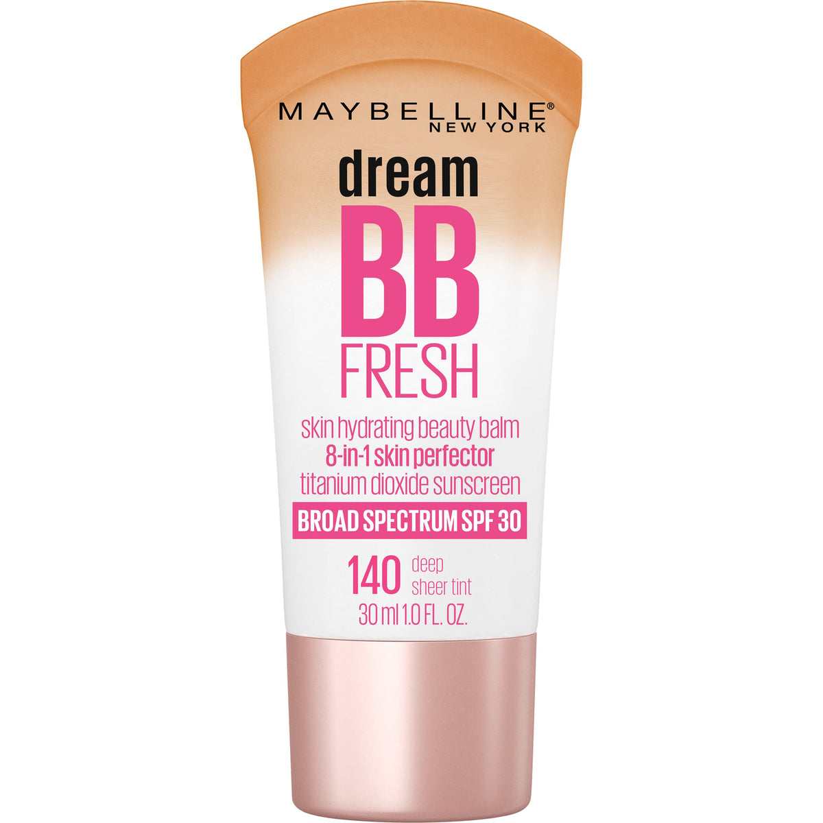 Maybelline Dream Fresh Bb Cream, 8-In-1 Beauty Balm, Spf 30, Oil-Free, Deep, 1 Fl