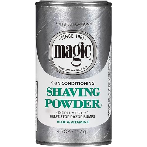 Magic Platinum Shaving Powder 4.5 Oz - Skin Conditioning, 6 Pack