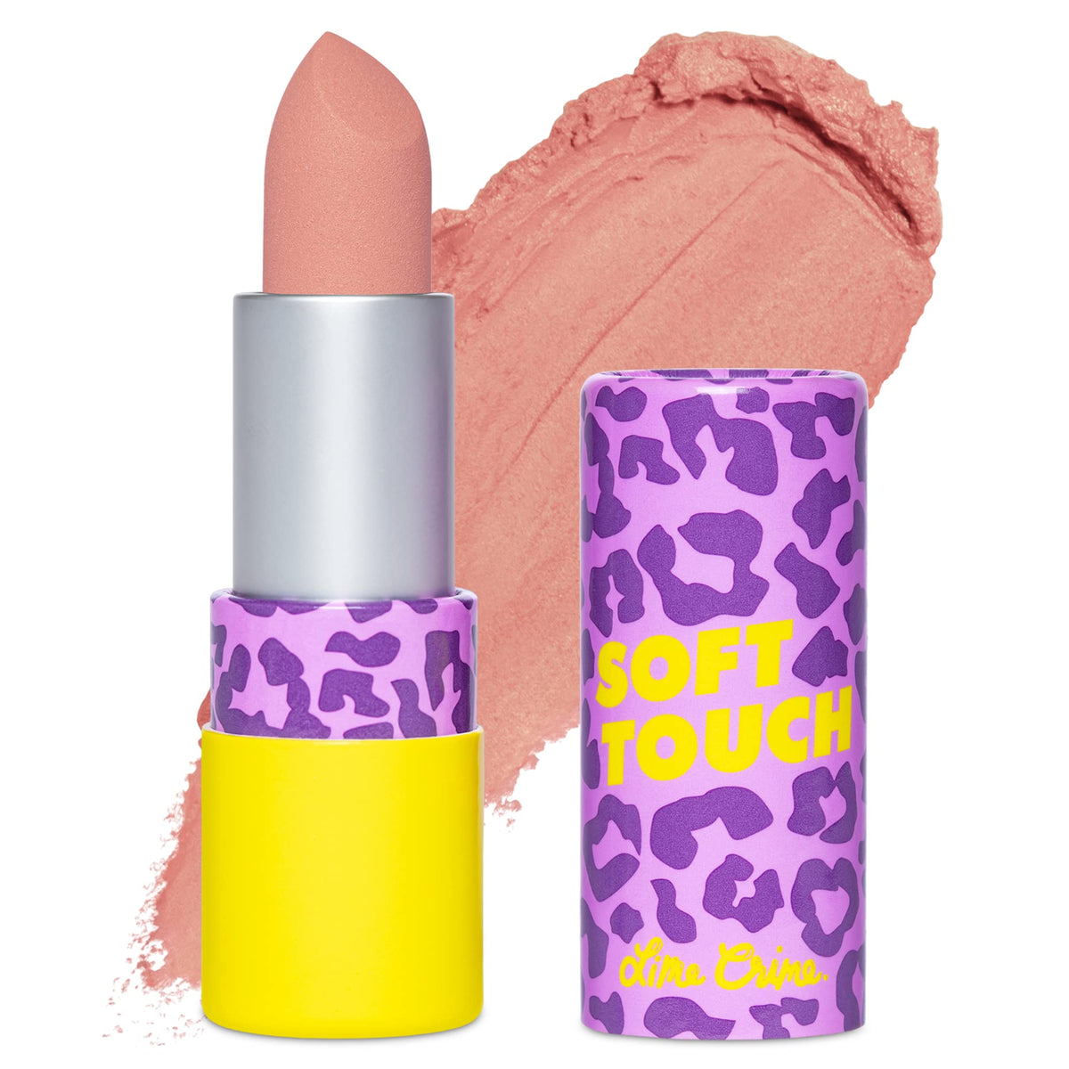 Lime Crime Soft Touch Matte Lipstick - Stellar Pink, Long Lasting & Talc-Free, 0.14 Oz