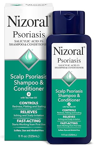 Nizoral Scalp Psoriasis Shampoo & Conditioner - 11 Fl Oz, Effective Relief For Dry Scalp