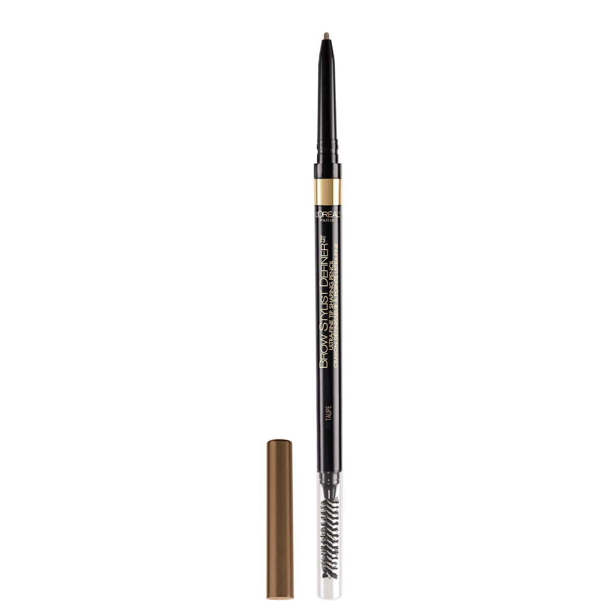 L'Oreal Paris Brow Stylist Definer Waterproof Pencil, Ultra-Fine Taupe, 0.003 Oz