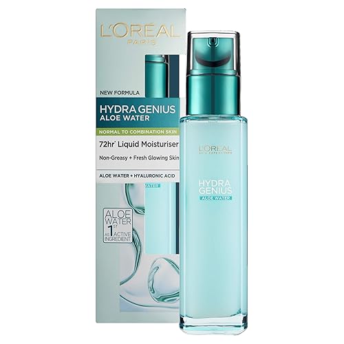 L'Oreal Paris Hydra Genius Moisturiser With Hyaluronic Acid & Aloe, 70Ml For Normal/Combination Skin