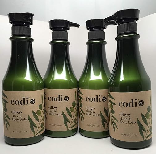 Codi Olive Hand & Body Lotion 25 Fl Oz - 4 Pack Moisturizer For Smooth Skin