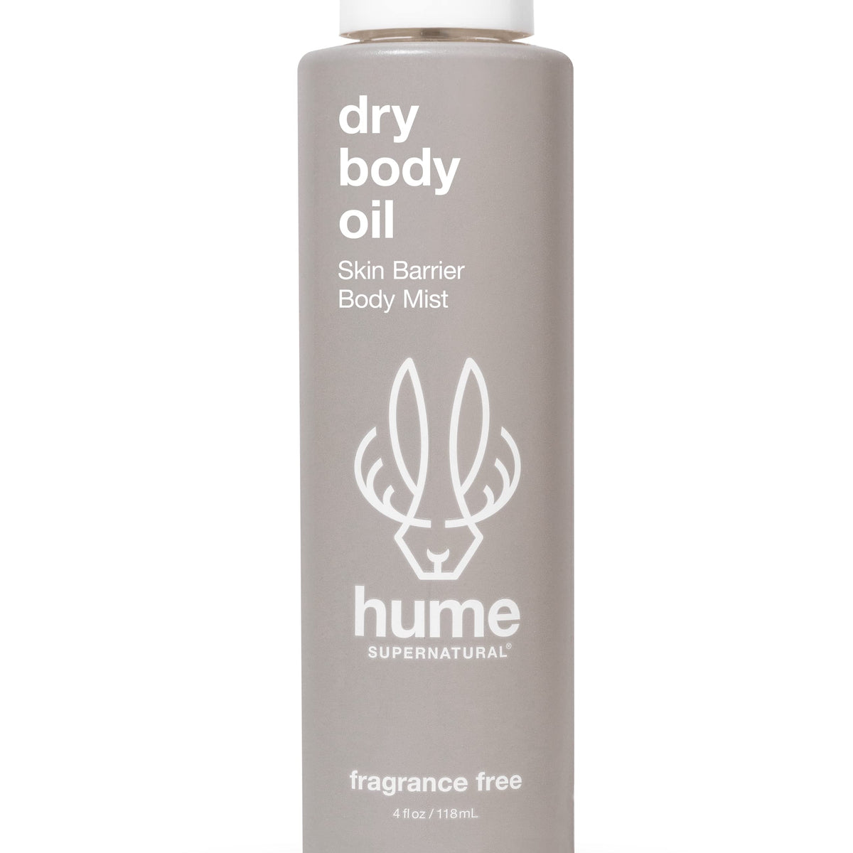 Hume Supernatural Dry Body Oil Spray - Moisturizing Hydration For Dry Skin, Fragrance Free, 4 Fl Oz