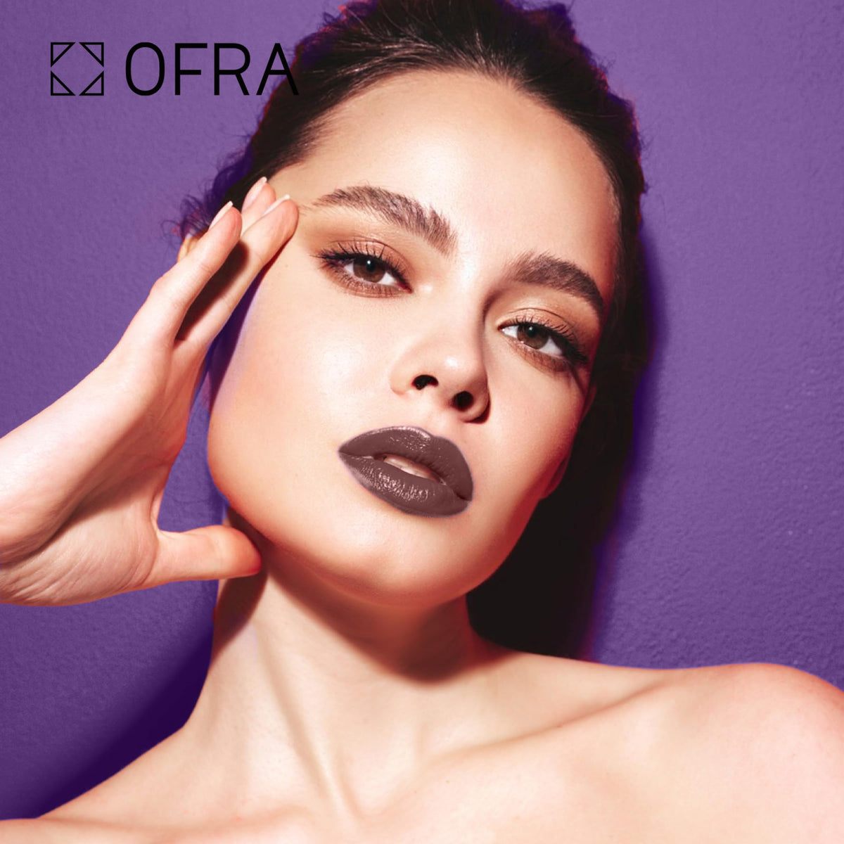 Ofra Mocha Long Lasting Liquid Lipstick - Velvet Matte, Vegan, 0.28 oz, 5 Hour Wear