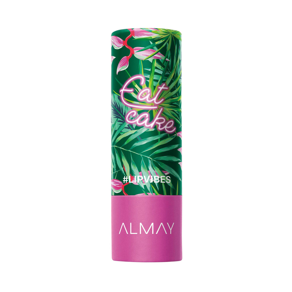 Almay Lip Vibes Matte Lipstick, Vitamin E & Shea Butter, Hypoallergenic, Eat Cake, 0.14 Oz