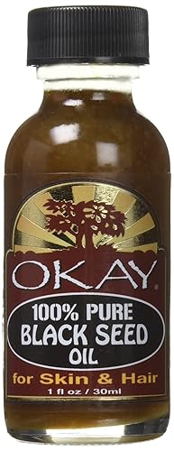 Okay 100% Pure Black Seed Oil For Hair & Skin - 1 Oz - Natural Moisturizer