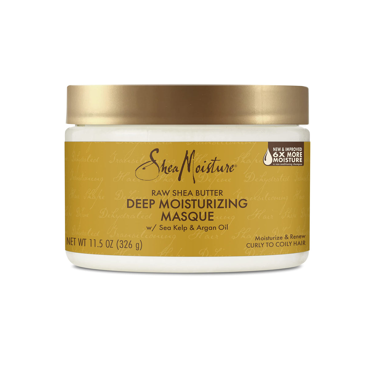 Sheamoisture Raw Shea Butter Deep Moisturizing Masque For Curly Hair, 12 Oz