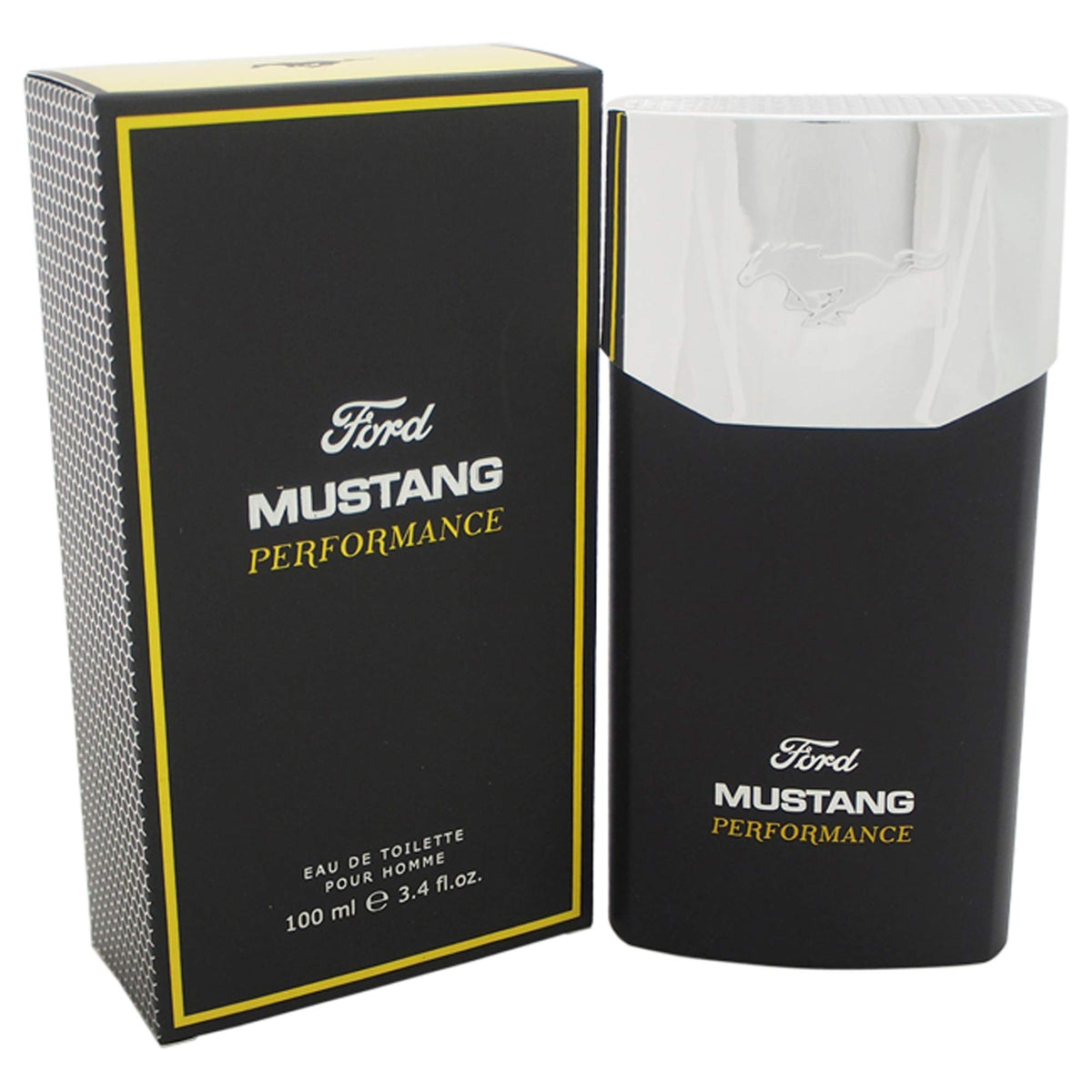 Ford Mustang Performance Men'S Eau De Toilette Spray, 3.4 Oz - Black Fragrance