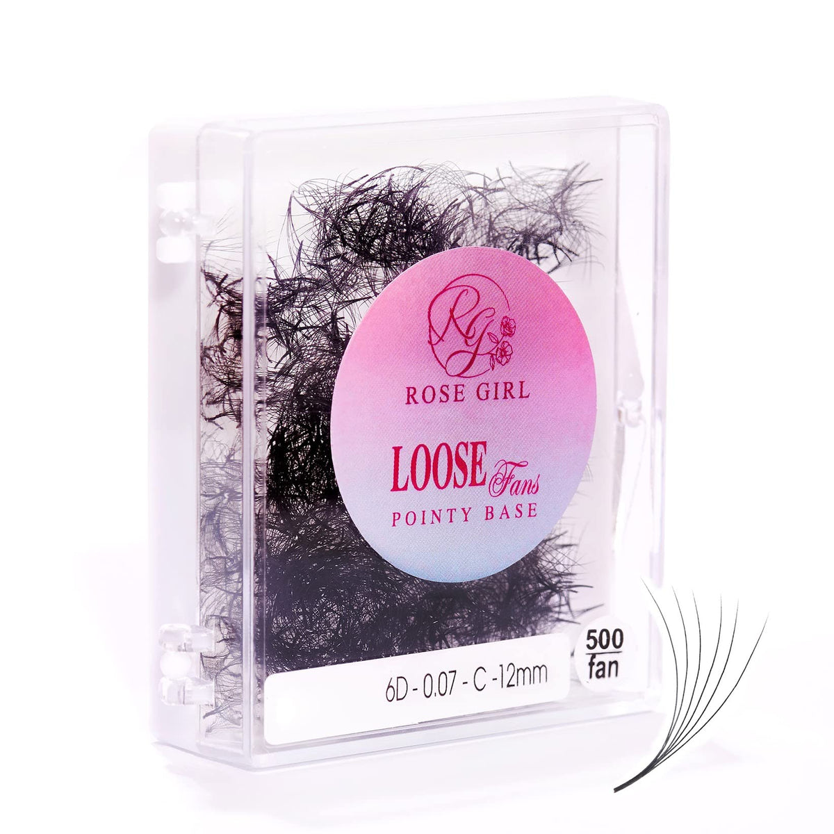 ROSE GIRL Faux Mink Volume Eyelashes - 3D to 16D, CC/DD Curl, 0.03-