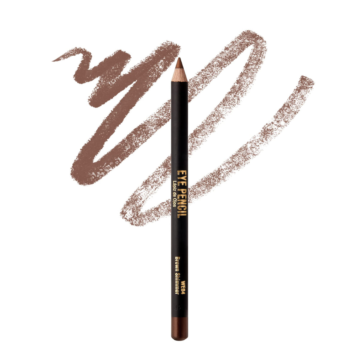 Kiss New York Slim Eye Pencil, Brown Shimmer, Water-Resistant, Long-Lasting Eye Liner