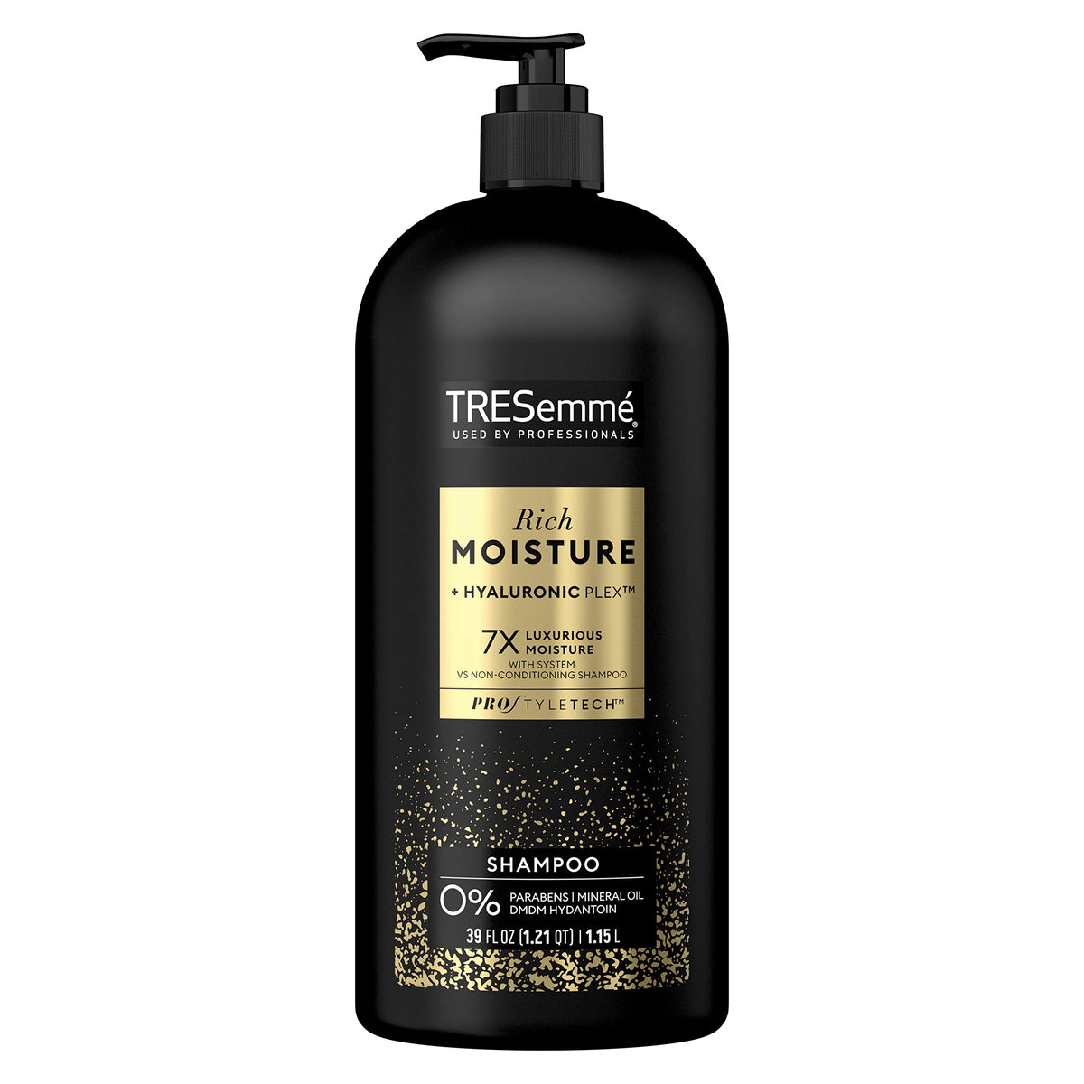 Tresemmé Rich Moisture Hydrating Shampoo, 39 Fl Oz, 4 Count For Dry Hair With Pro Style Technology