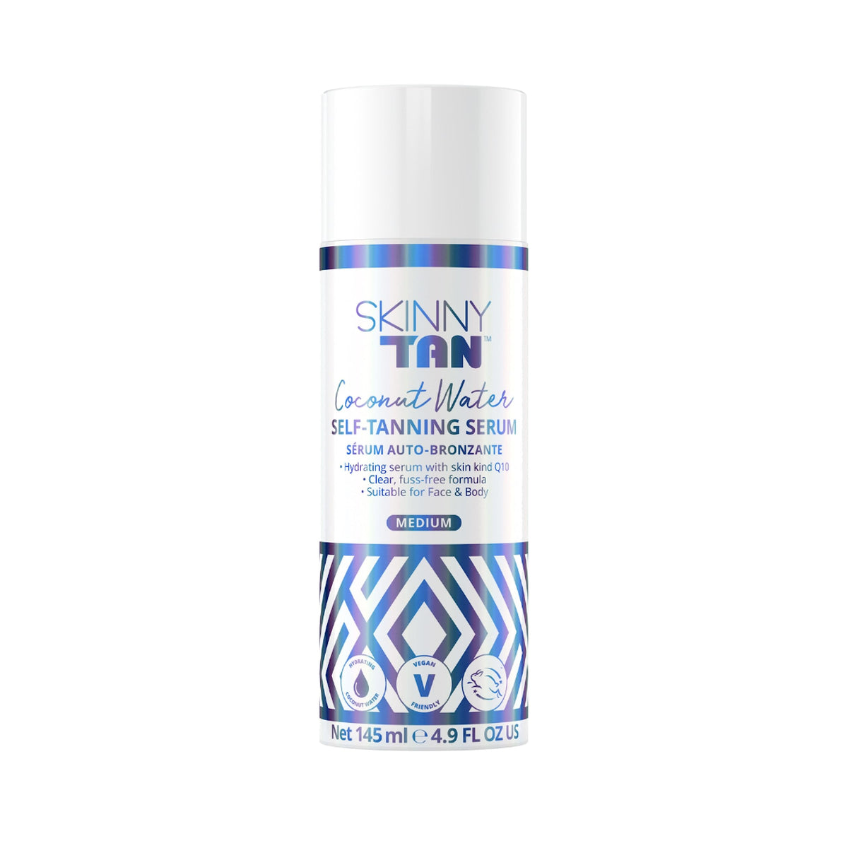 Skinny Tan Coconut Water SelfTanning Serum  Colourless  No Transfer  Clear Formula  Blends Easily and Hydrates Skin  NonSti