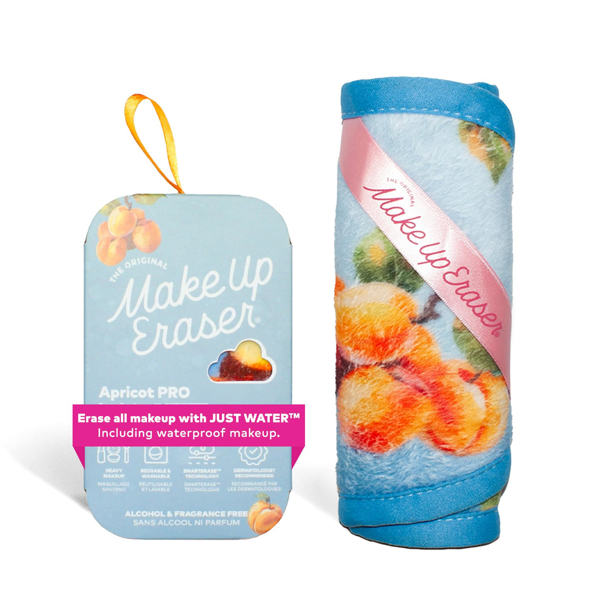 Makeup Eraser Apricot Makeup Remover Cloth - Erase Waterproof Makeup With Just Water, 1Ct