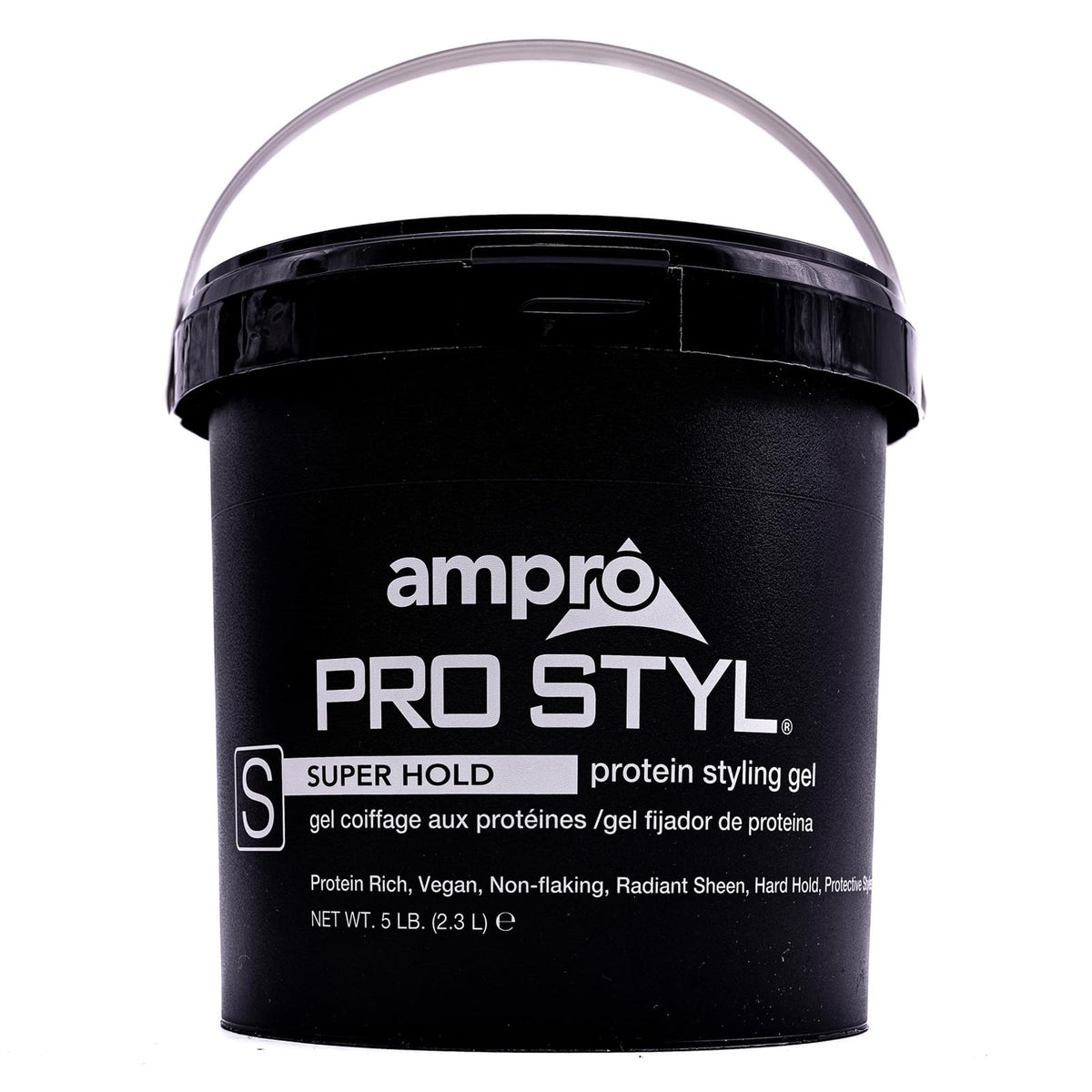 Ampro Pro Styl Styling Gel - Super Hold, Non-Flaking, Alcohol Free, Vegan - 80 Oz