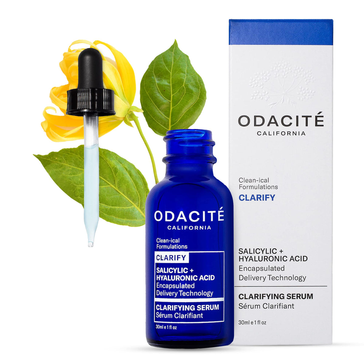 Odacite Salicylic & Hyaluronic Acid Acne Serum - Reduces Blemishes, 1 Fl Oz