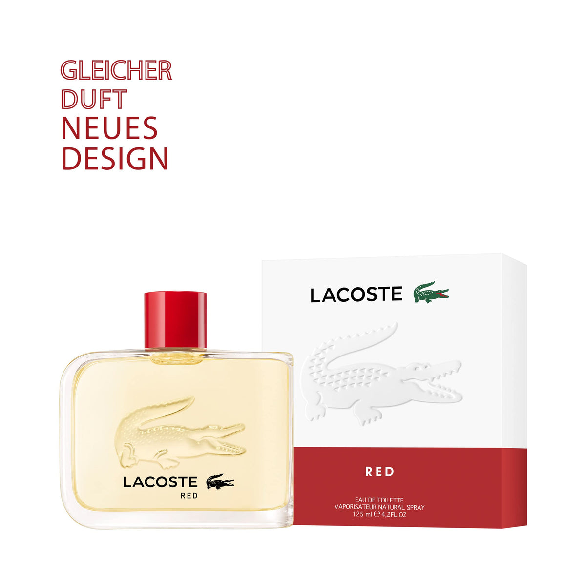 Lacoste Red Eau De Toilette For Him - 4.2 Fl Oz Men'S Fragrance Gift For Father'S Day