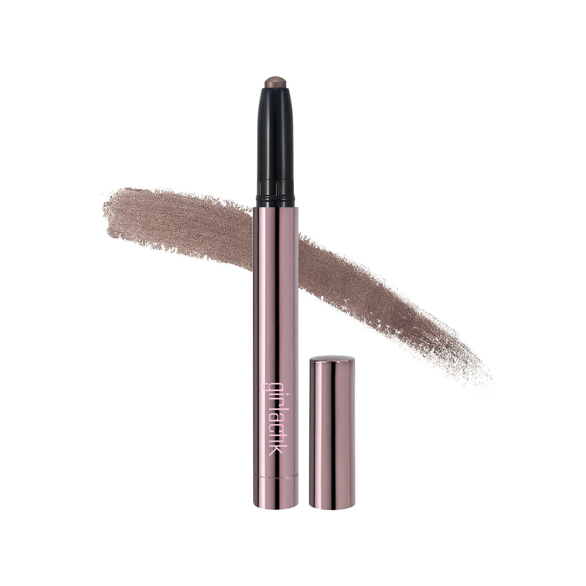 Girlactik Creamy Eyeshadow Stick - Long Lasting, Water-Resistant, Shimmering & Matte, Stone