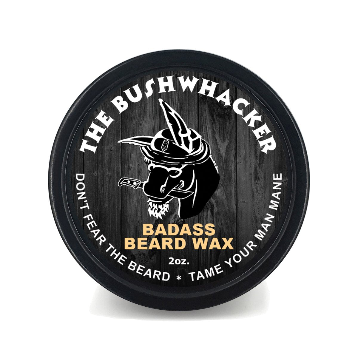 Badass Beard Care Beard Wax - The Bushwhacker Scent, 2 Oz, Softens & Adds Density To Beards