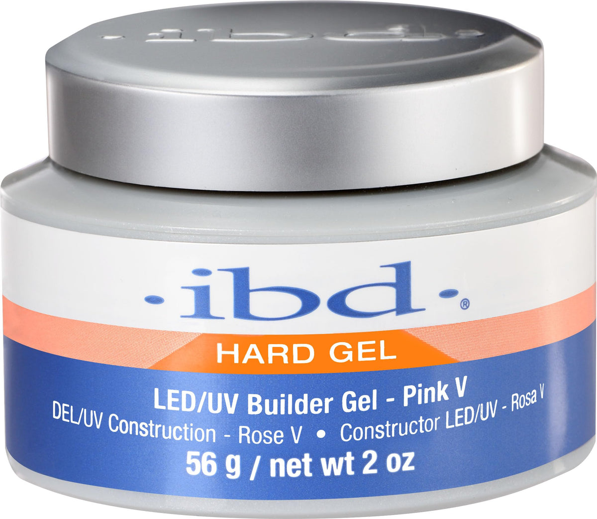 Ibd Led/Uv Gels Pink V - 2 Oz Nail Gel For Professional Use