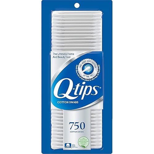 Q-Tips Cotton Swabs, 750 Count (2 Pack) - Soft, Strong, And Versatile For Daily Use