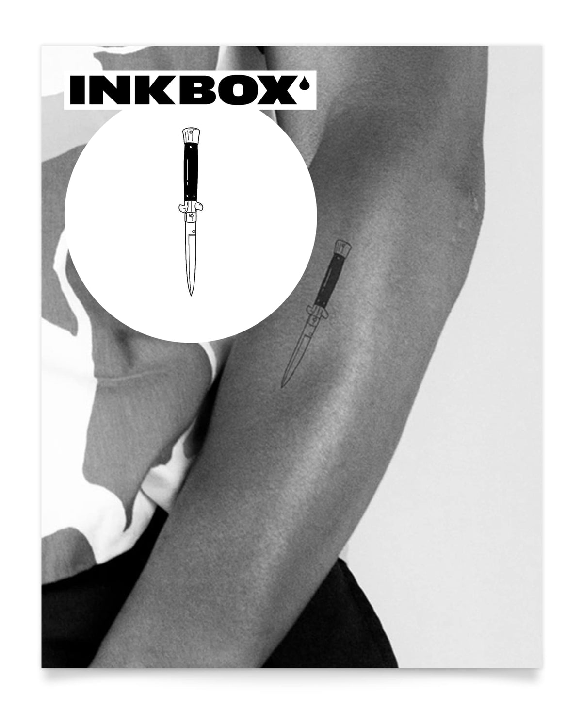 Inkbox Semi-Permanent Water-Resistant Temporary Tattoo, Shank Color, 3X3 In, Lasts 1-2