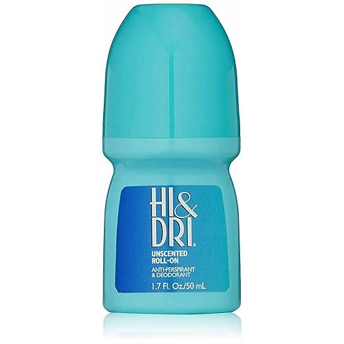 Revlon Hi And Dri Unscented Antiperspirant Roll-On, 1.7 Oz, Pack Of 6