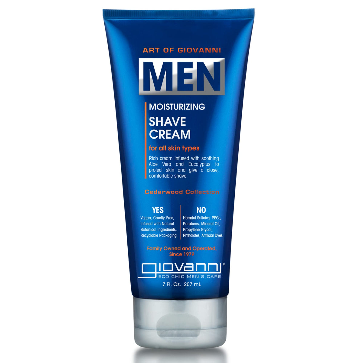 Giovanni Cedarwood Cream Shave For Men, 1 Oz - Clear, Smooth Shaving Experience