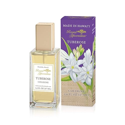 Tikimaster Royal Hawaiian Tuberose Cologne 1.6 fl. oz. - Floral Scent for Women