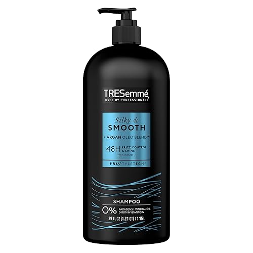 Tresemmé Silky & Smooth Anti-Frizz Shampoo, 39 Fl Oz - Pro Style Technology For Frizzy Hair