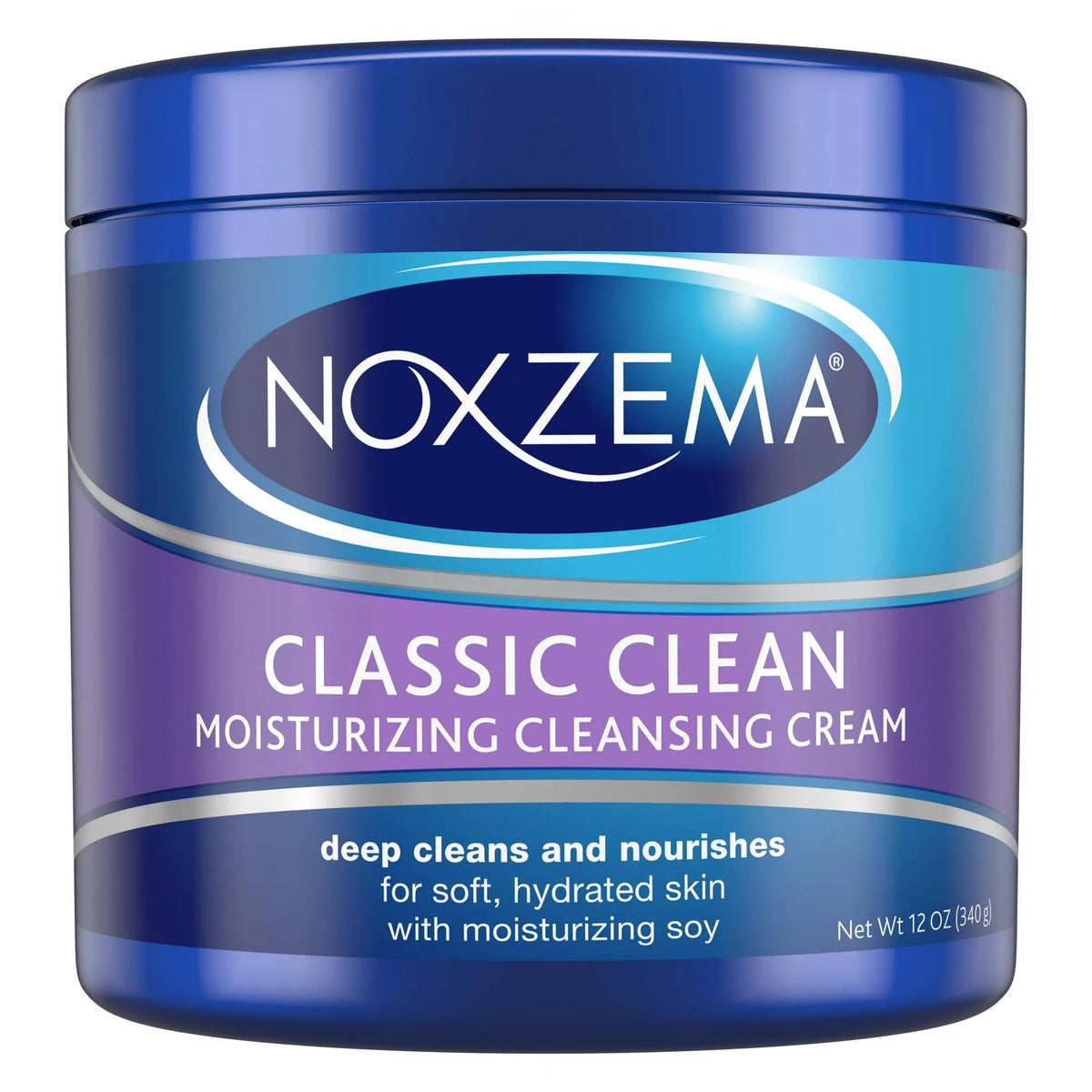 Noxzema Moisturizing Facial Cleanser, 12 Oz - Hydrating Formula For Soft, Clean Skin