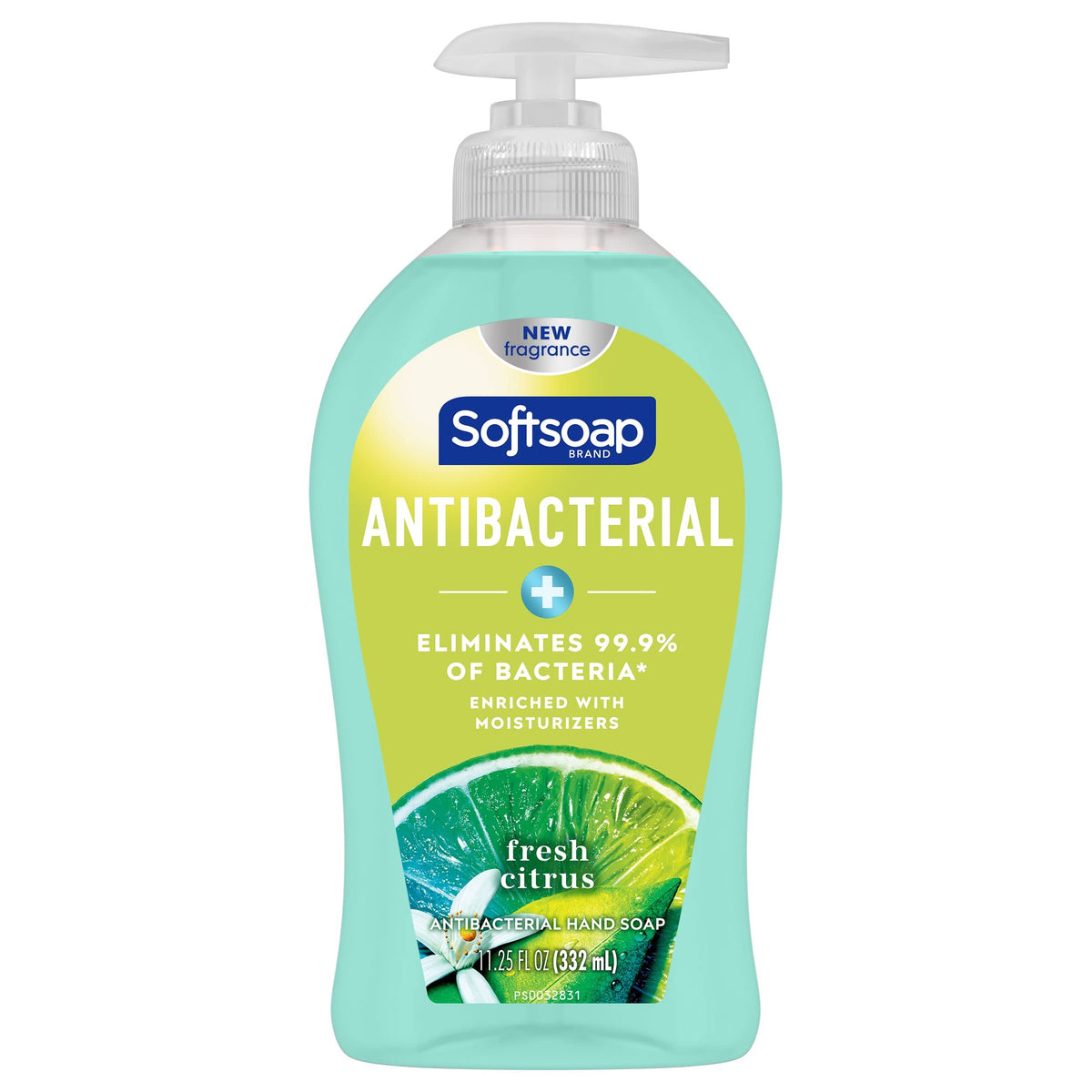 Softsoap Antibacterial Liquid Hand Soap, Fresh Citrus, 11.25 Fl Oz - Green, Bamboo Formula