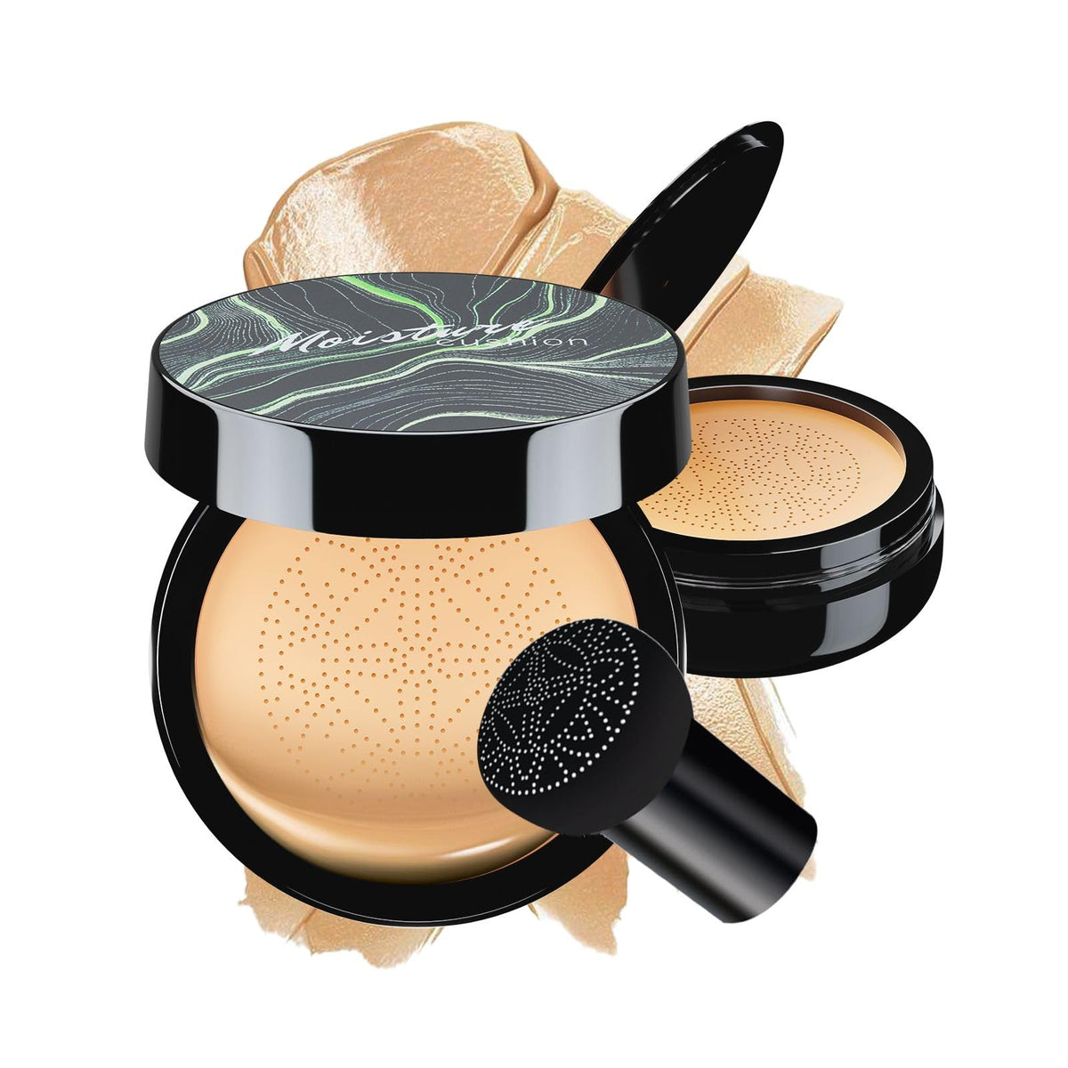 Oetuiow Mushroom Head Cc Cream - Moisturizing Bb Makeup Foundation For Mature Skin, Buff Beige