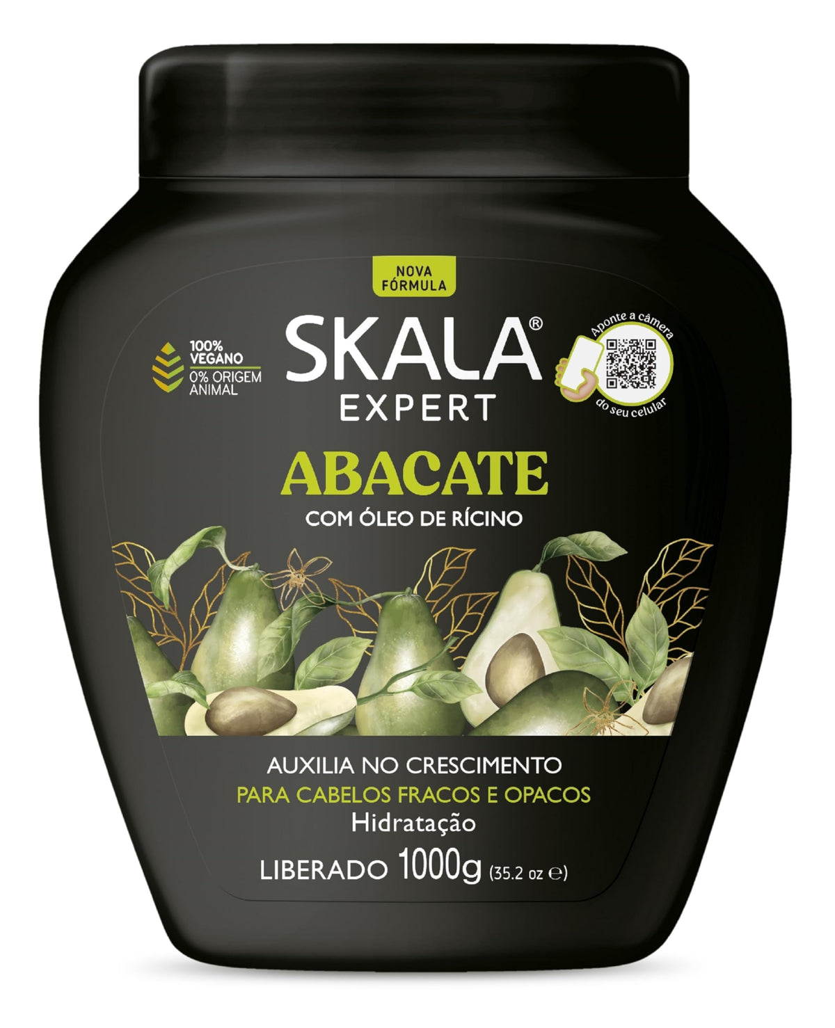 Brex America Skala Professional Avocado Hair Treatment Cream, 30 Oz Conditioning Cream