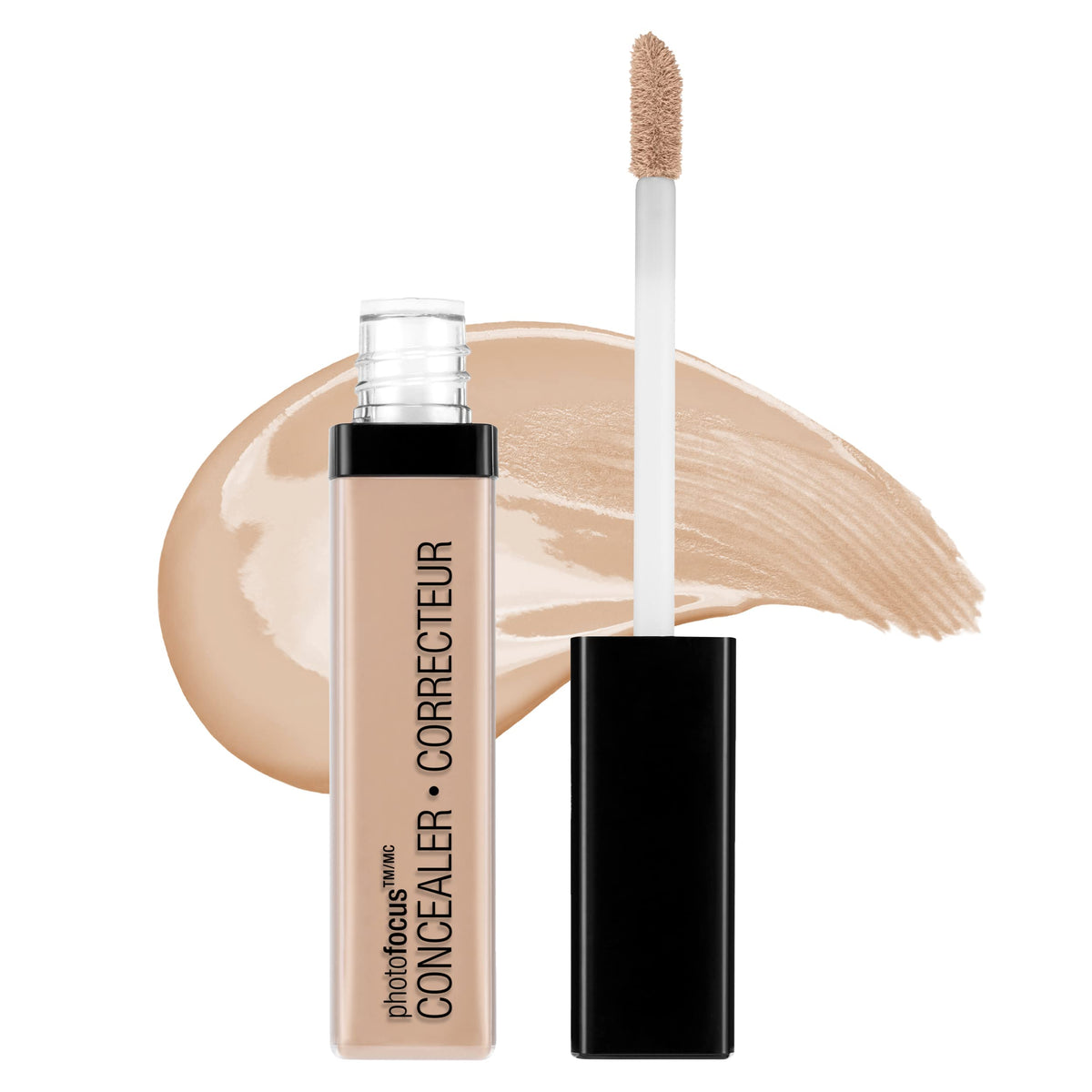 Wet N Wild Photo Focus Concealer, Light Honey, Full Coverage, Lightweight, 0.29 Oz