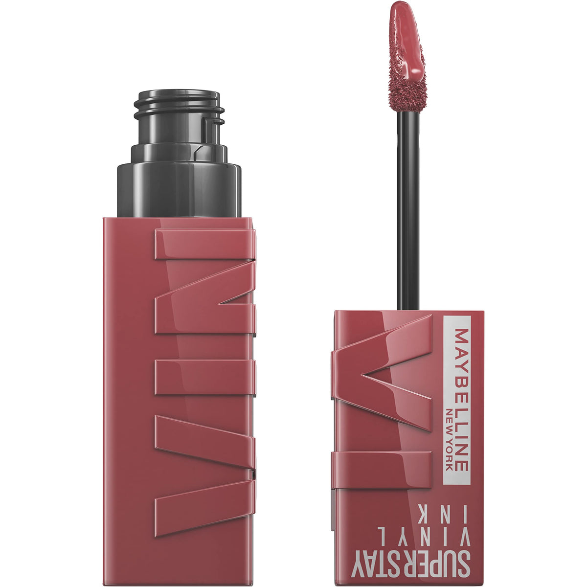 Maybelline Super Stay Vinyl Ink Lipcolor, Longwear, Highly Pigmented, Witty Mauve, 0.14 Oz