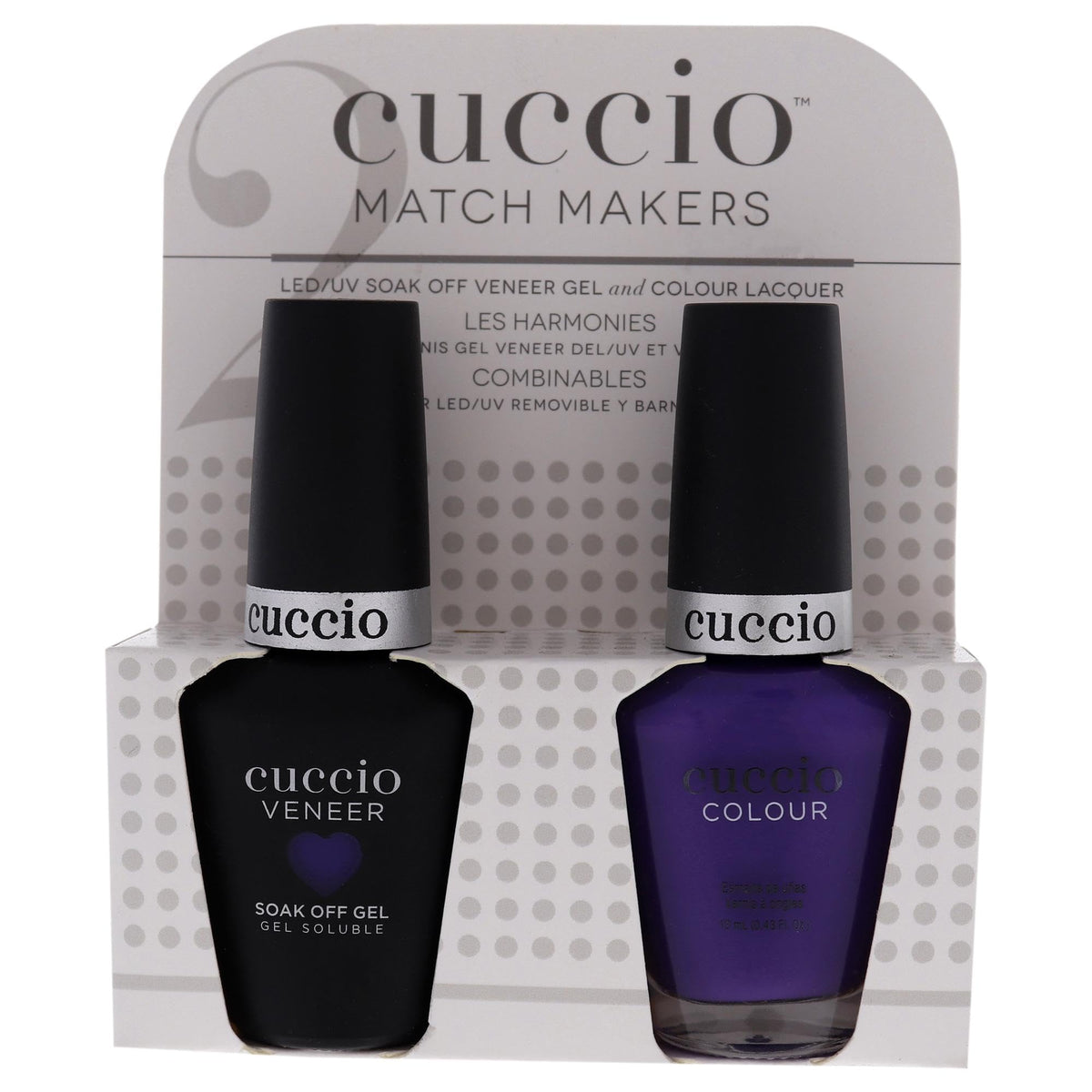 Cuccio Matchmaker Nail Lacquer & Gel Polish, Water You Doing? - Long Lasting Purple 0.43 oz