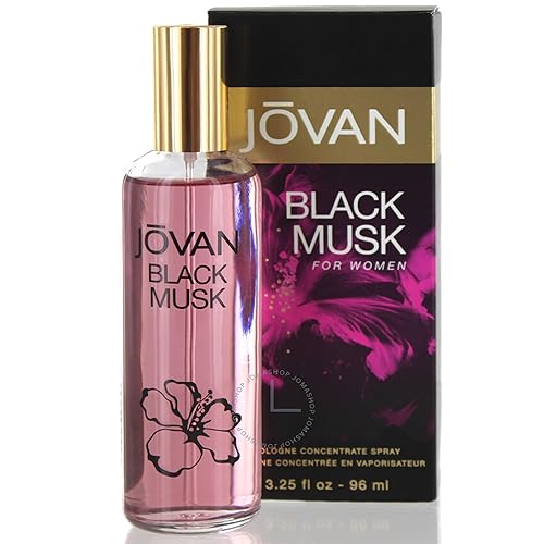 Jovan Black Must Perfume 3.25 Fl Oz Cologne Concentrate Spray For Men