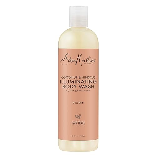 Sheamoisture Coconut & Hibiscus Body Wash, 13 Fl Oz - Hydrating & Nourishing Cleanser