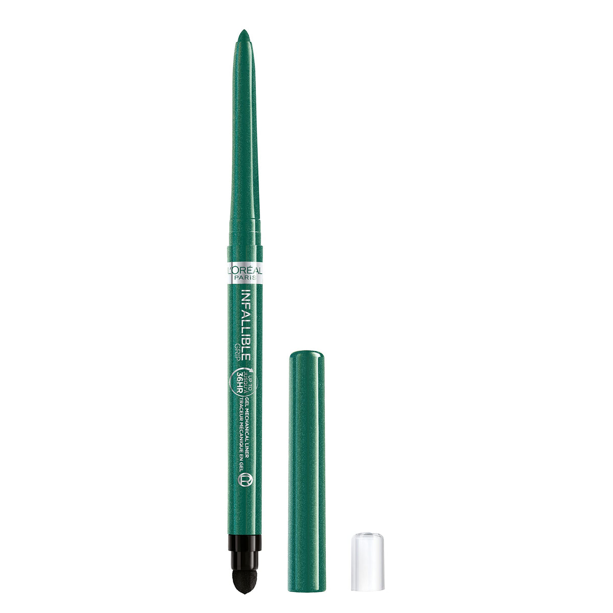 L'Oreal Paris Infallible Grip Gel Eyeliner Pencil, Waterproof, 36Hr, Emerald Green, 0.011Oz