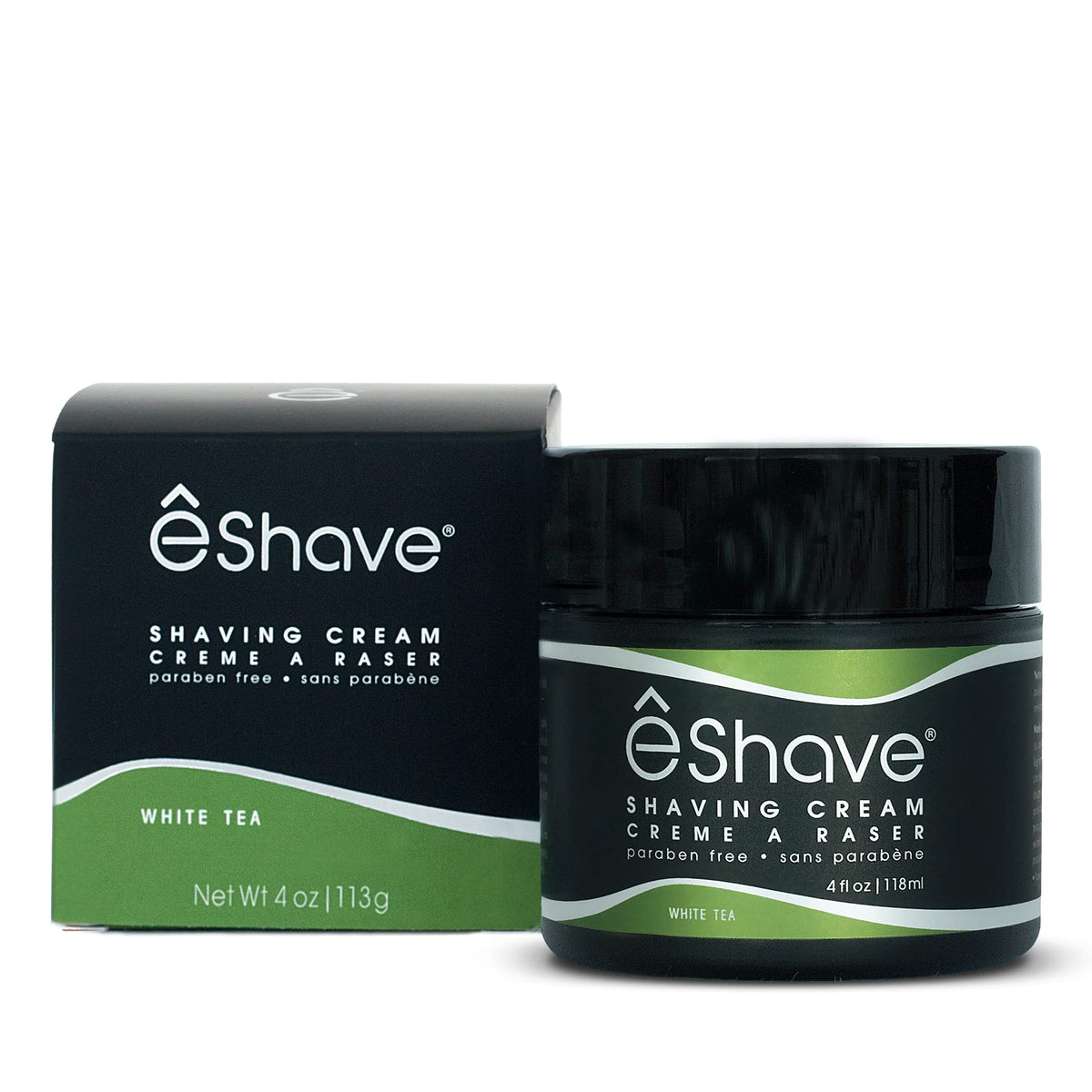 Eshave Shaving Cream For Men - White Tea, Prevents Irritation, Rich Lather For Smooth Shave