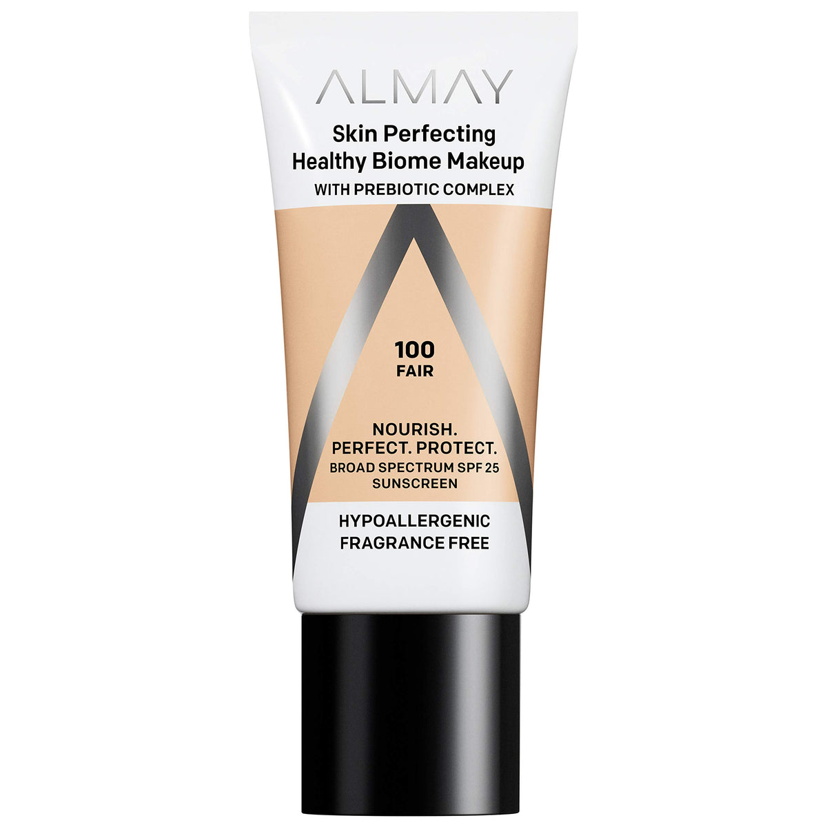 Almay Skin Perfecting Foundation Makeup Spf 25, Hypoallergenic, 100 Fair, 1 Fl. Oz.