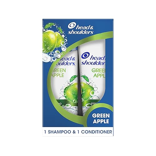 Head & Shoulders Green Apple Anti-Dandruff Shampoo & Conditioner Twin Pack, 24.4 Fl Oz