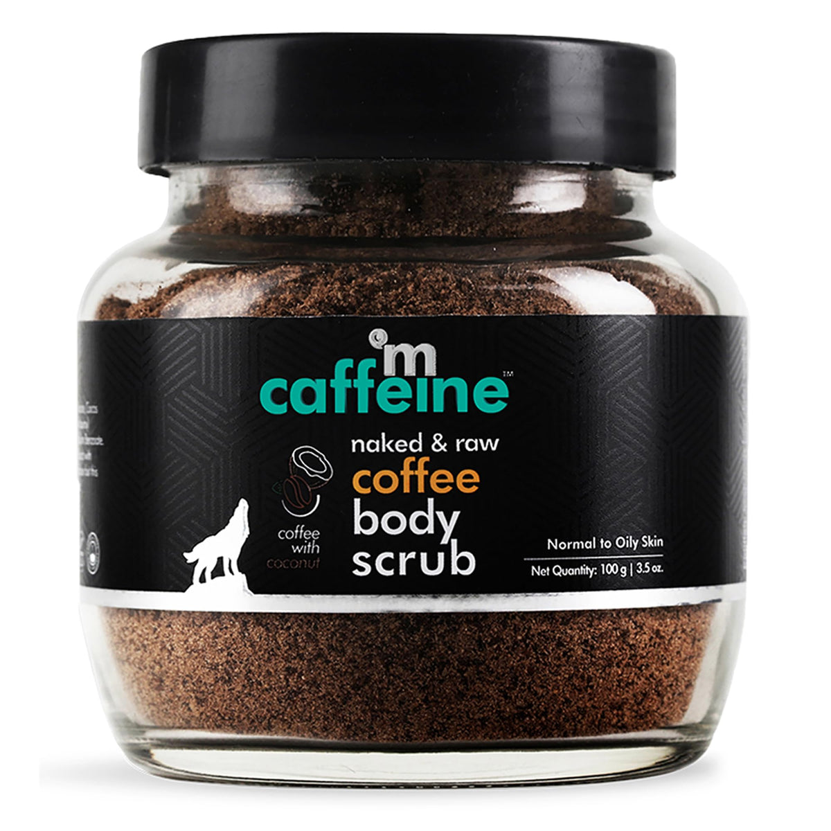 Mcaffeine Coffee Body Scrub - Exfoliator For Ingrown Hair, Coconut, 3.5 Oz, Normal To O