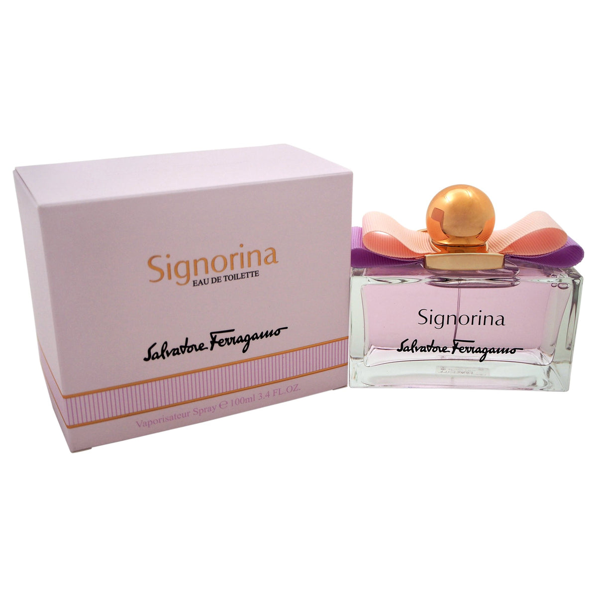 Salvatore Ferragamo 3.4 Oz Eau De Toilette Spray For Women - Clear Fragrance