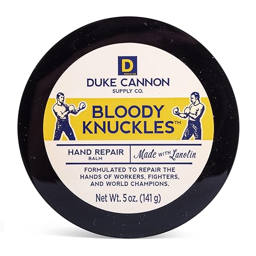 Duke Cannon Bloody Knuckles Hand Repair Balm, Unscented, 5 Oz - Moisturizer For Dry Skin