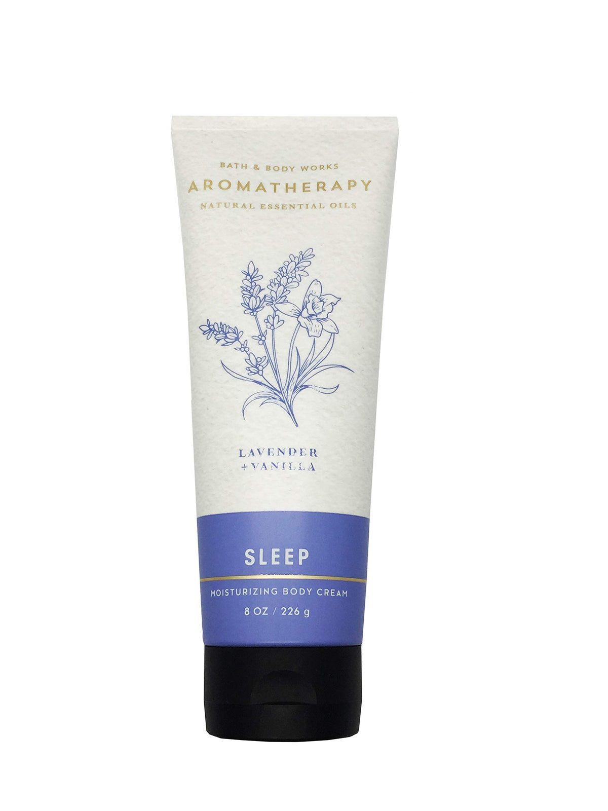 Bath & Body Works Aromatherapy Sleep Lavender Vanilla Body Cream 8 Oz - Retired Fragrance