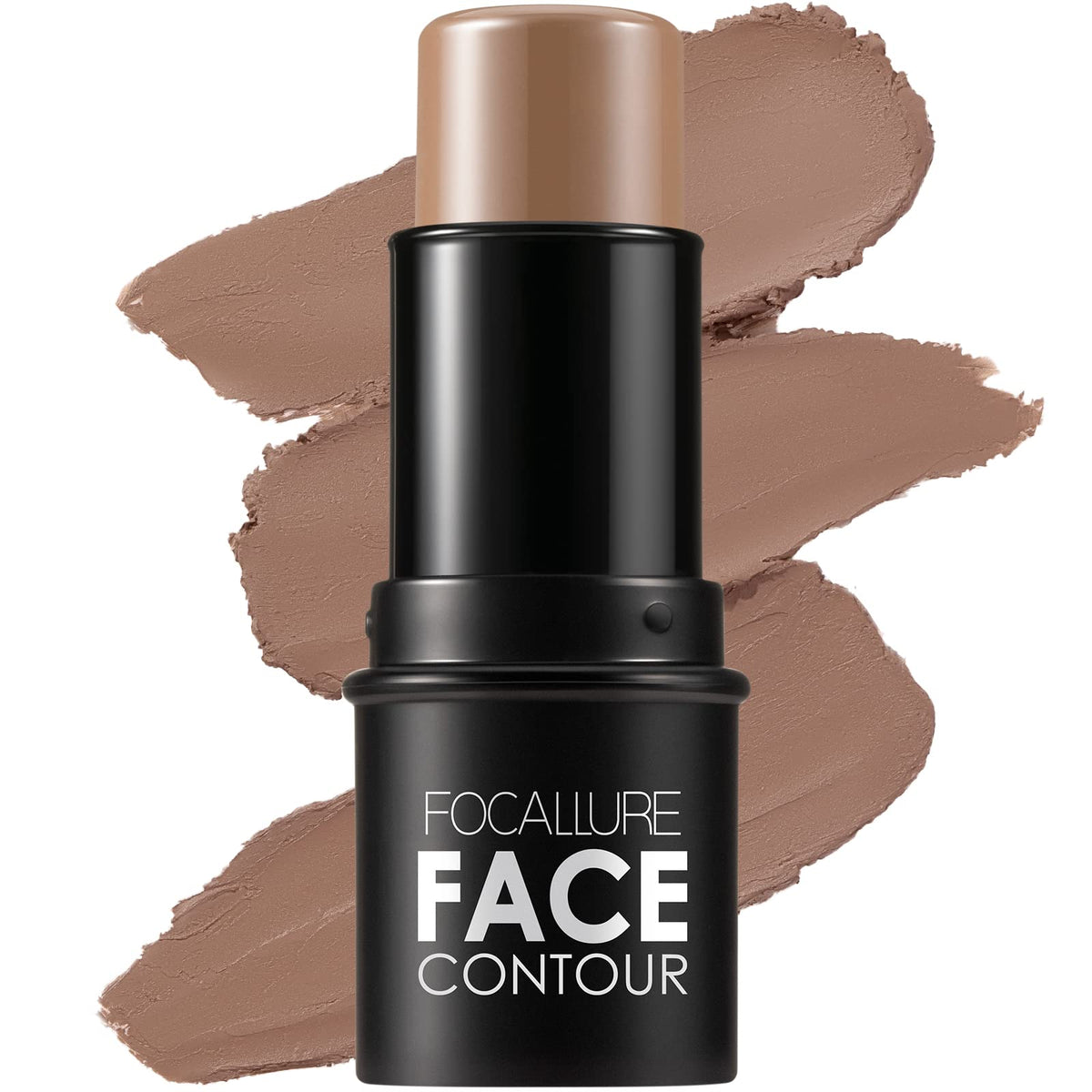 Focallure Matte Bronzer Stick - Cream Contour Makeup, Long Lasting, Waterproof, 0.21 Oz, Mocha