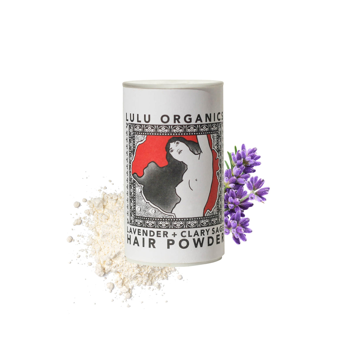 Lulu Organics Dry Shampoo - All Natural, Paraben & Talc Free, Travel Size, Lavender 1 Oz