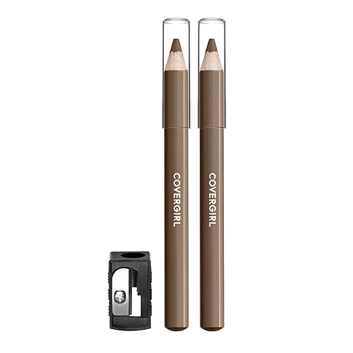 Covergirl Easy Breezy Brow Fill + Define Pencil, Brown, Long-Lasting, Cruelty-Free, 0